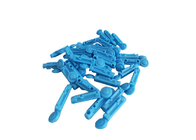 لنست یکبار مصرف 30 گرمی از جنس استنلس استیل رنگ آبی Twist Type Lancet